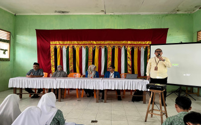 Tim Universitas Muhammadiyah Sumatera Utara Medan Sosialisasi ke MAN Aceh Singkil.